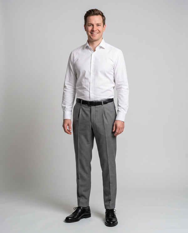 Herren Bundfaltenhosen