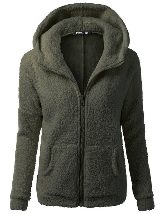 Fleecejacke mit Kapuze - Rachel