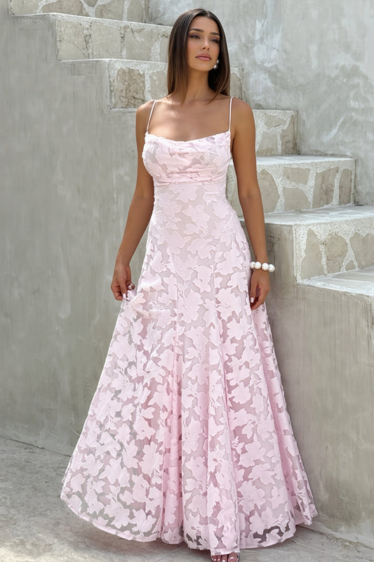 Rückenfreies Maxikleid in Weiß