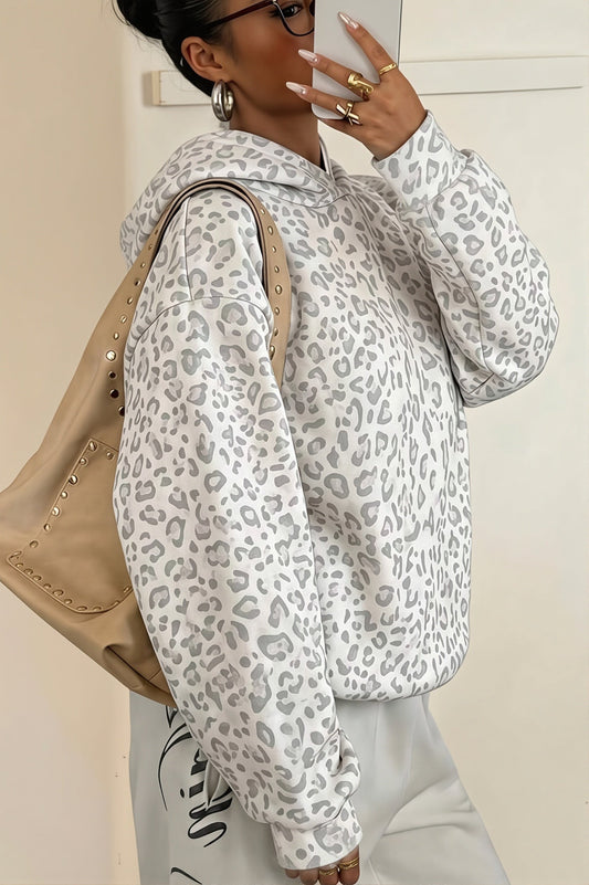 Hoodie mit Leopardenmuster