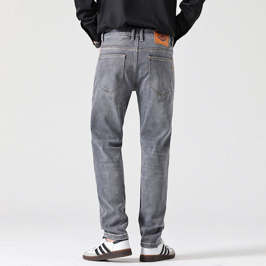 Gerade Jeans mit grauem Finish - Torleif