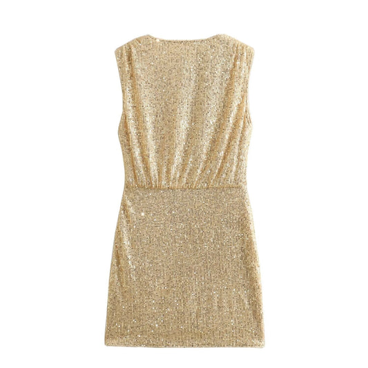 Damenkleid mit Leuchtapplikation - Sarynne
