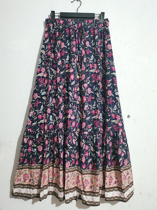 Damenrock mit hoher Taille und sommerlichem Schlitz - Liora