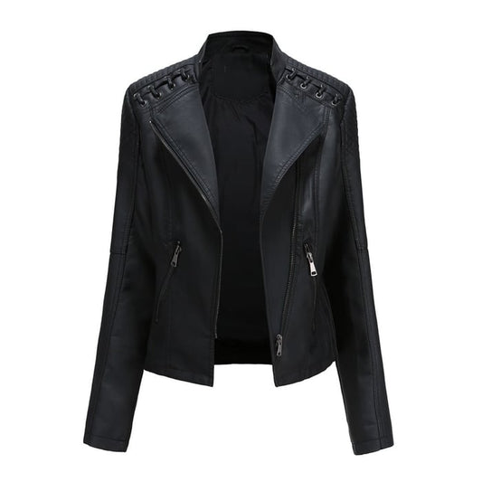 Lederjacke aus gewaschenem Lammleder