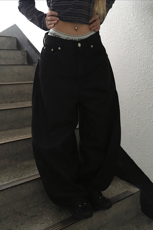 Jeans mit Leopardenmuster