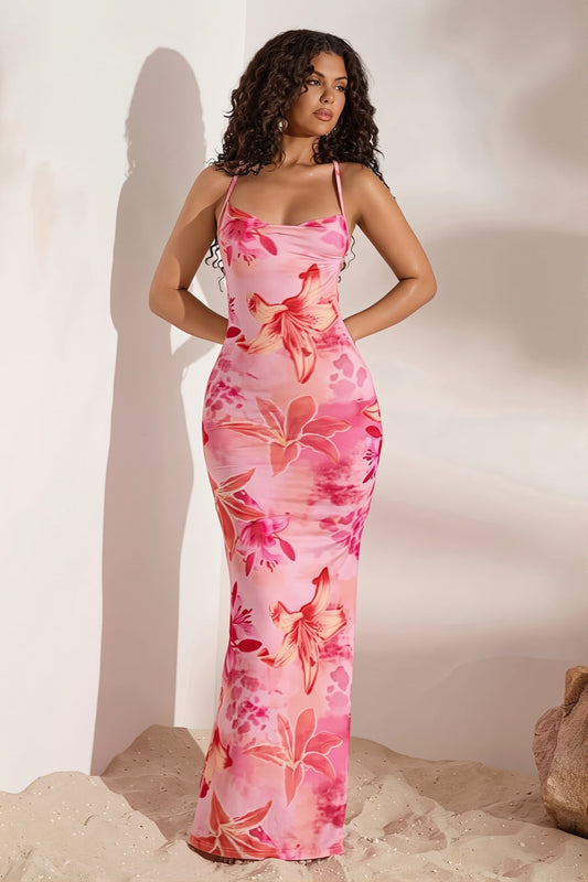 Figurbetontes Maxikleid