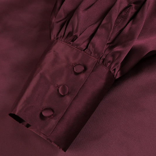 MARA - Elegante Bluse in Weinrot