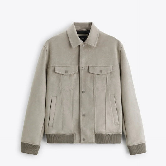 Herrenjacke in Wildlederoptik - Marceau