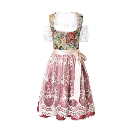 Damen Oktoberfest Dirndl Kleid - Isolde