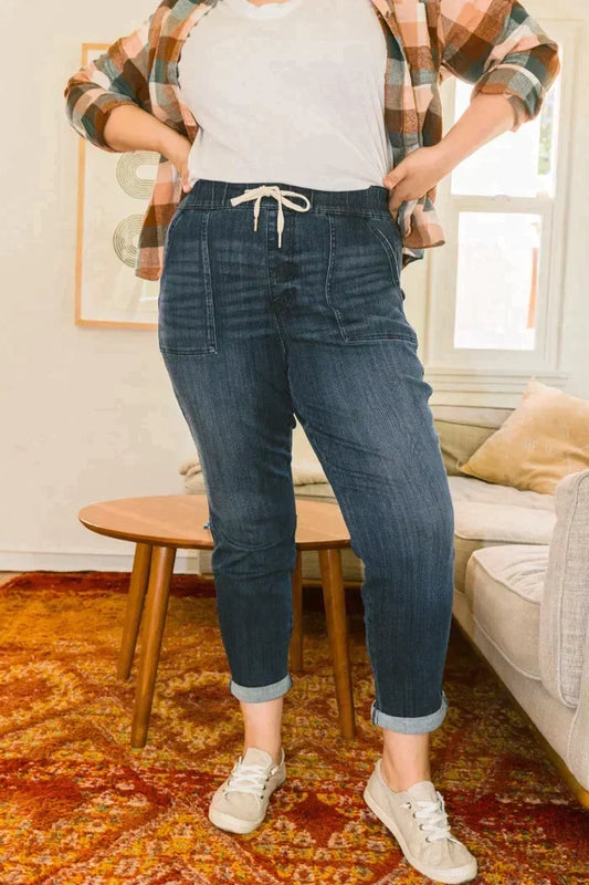 Patricia's - MagicFit Stretchy Denim Joggers