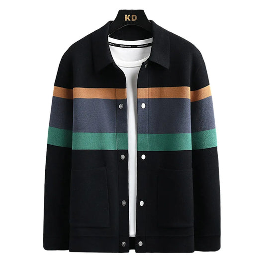 Herrenjacke mit mehrfarbigen Streifen - Dorian