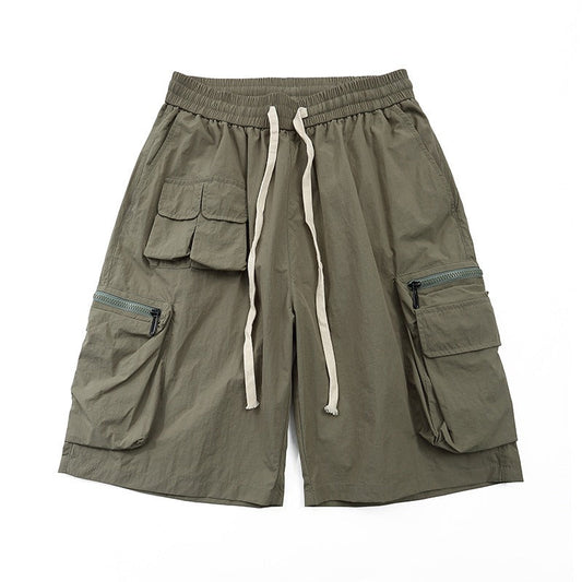 Damen-Shorts mit großen Taschen und lässigen Reißverschlüssen - Fey