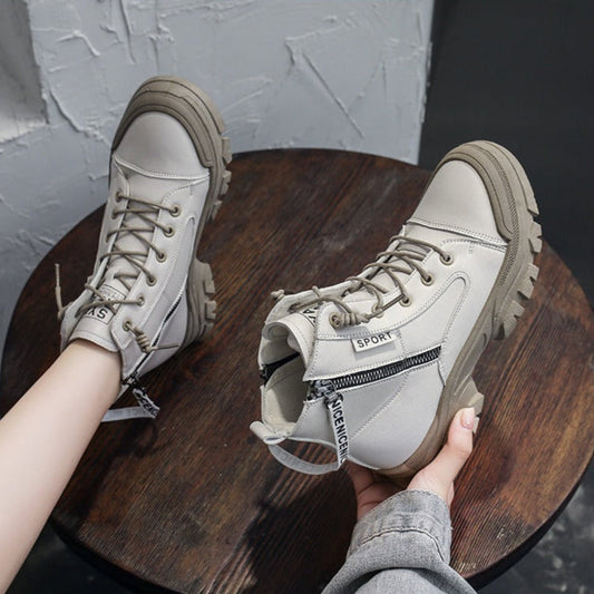 Urban Stiefel mit seitlichem Reißverschluss - Elian