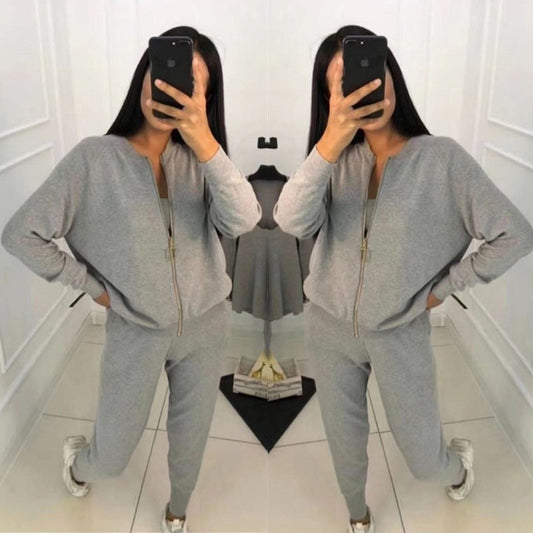 Damen Strickjacke Metallic Reißverschluss Rundhalsausschnitt - Nysse