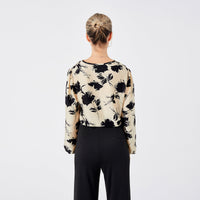 Zuly - Elegante, von Damen bedruckte Bluse