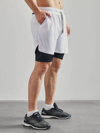 Evolution 2-in-1 Mesh Shorts mit Innenfutter