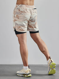 Evolution 2-in-1 Mesh Shorts mit Innenfutter