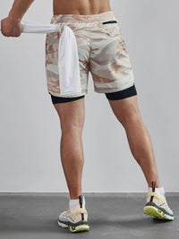 Evolution 2-in-1 Mesh Shorts mit Innenfutter