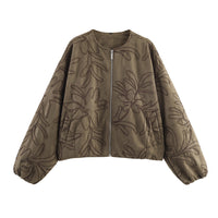 Damenjacke mit Blumenstickerei - Yrsa