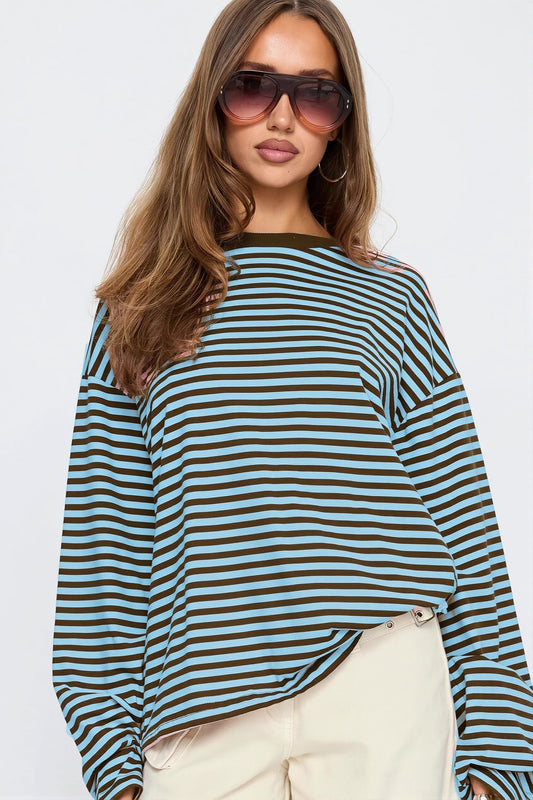 T-Shirt mit Streifenmuster