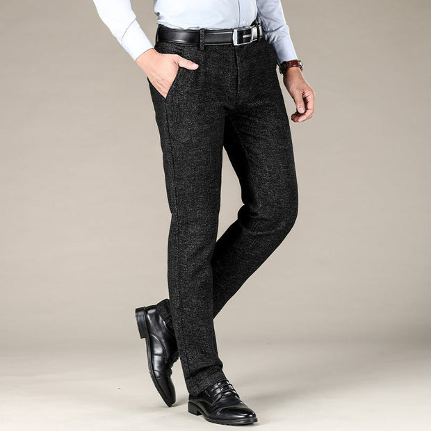 Schmale Freizeithose aus Stretch - Thomas
