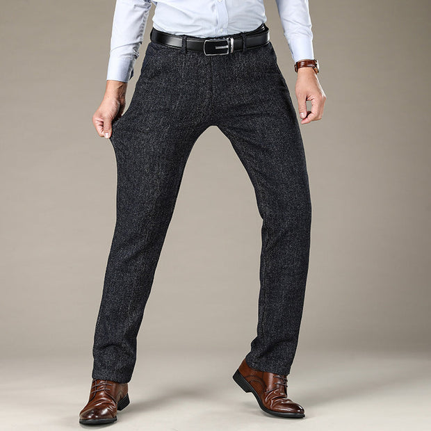 Schmale Freizeithose aus Stretch - Thomas