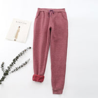 Damenhose mit Samteffekt innen - Lureta