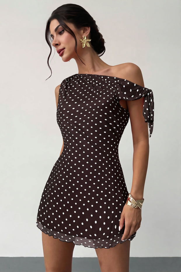 Minikleid mit Raffung und Blumenmuster