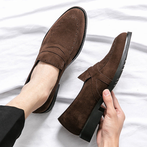 Herren-Slipper aus gebürstetem Wildleder - Lioren