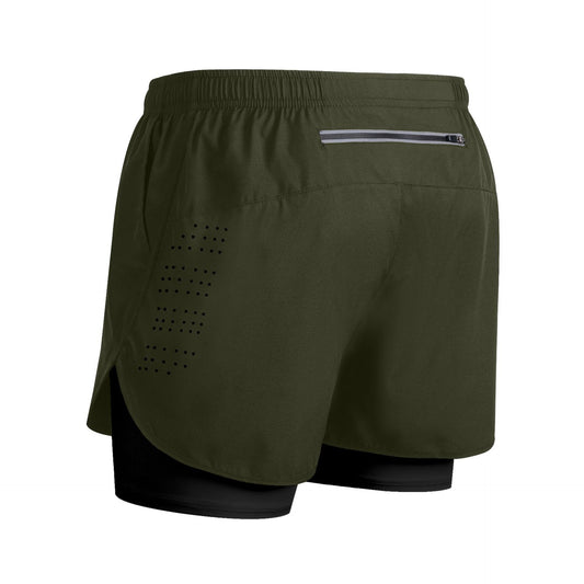 Dry Fit Sportshorts mit doppelter Innenschicht - Bjarn