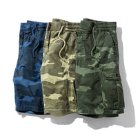 Tarnfarbene Cargo-Shorts mit Seitentaschen für Männer - Carson
