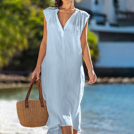 Karolina - Kleid mit V-Ausschnitt