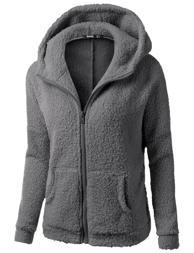 Fleecejacke mit Kapuze - Rachel