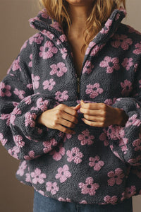 Sweatshirt mit Blumenmuster