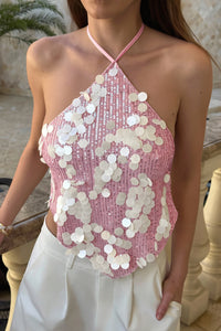 Top mit Neckholder