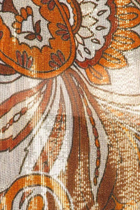 Trägerloses Maxikleid mit Blumenmuster und Satinoptik