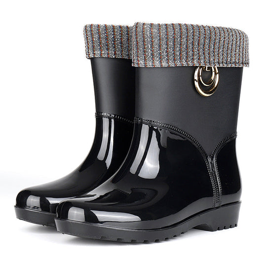 Wasserdichte Damen-Regenstiefel mit Innenfutter - Xavira