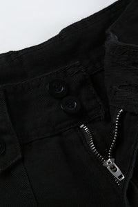 Hose im Vintage-Stil in Schwarz