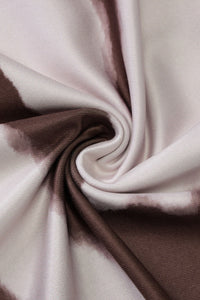 Rückenfreies Maxikleid mit Druck