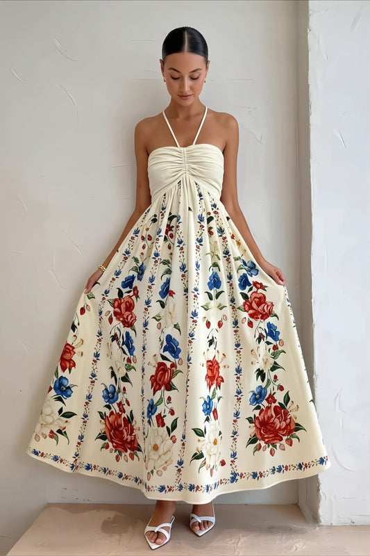 Maxikleid mit Blumenmuster