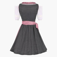 Dirndl mit Schürze in Rosa und Blau - Annalena