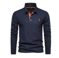 Langärmeliges Herren-Poloshirt - Dario