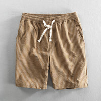 Vertikal gestreifte Herren Shorts mit Kordelzug - Lecce