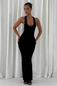 Ärmelloses Kleid mit Neckholder