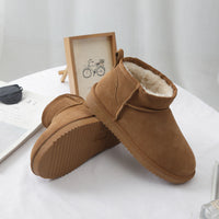 Damen-Winterstiefeletten aus Wildleder mit Innenfutter - Sophia