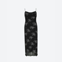 Verona - Vintage-Kleid aus floraler Spitze mit transparentem Overlay