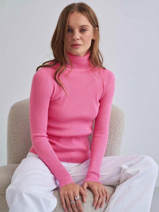 Damen-Rollkragenpullover - Itzel