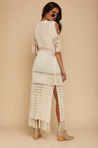 Modeartikel mit Strickstruktur in Beige