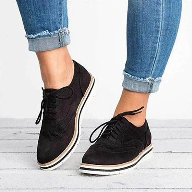 Elegante Schnürschuhe aus Leder - Alisa