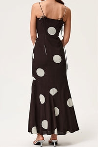 Maxikleid mit Punktemuster